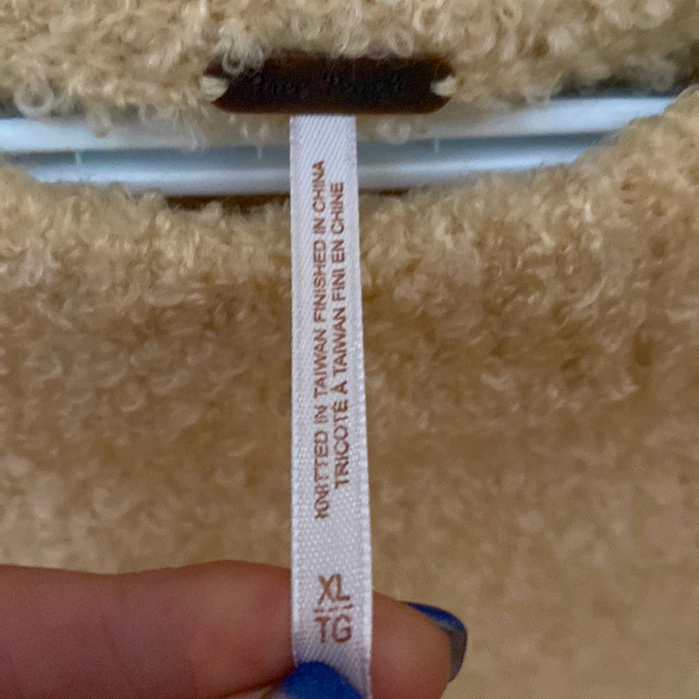 Free People crop sweater vest